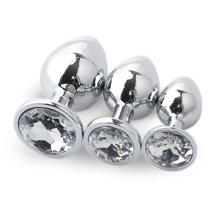 LustLab: 3 Sizes/Set Metal Decorative Plugs