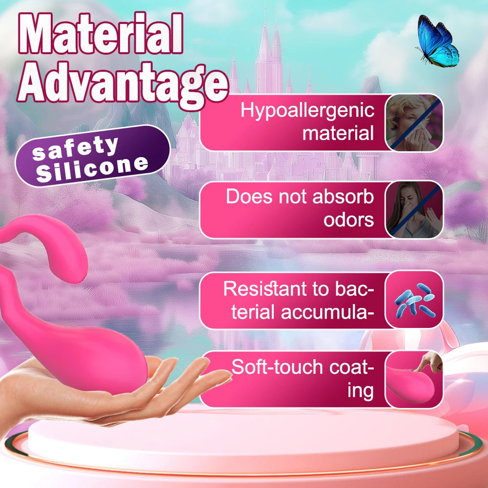 Wireless Bluetooth Vibrator APP Control Vibrating Love Egg Clitoris Stimulator G Spot Massager Sex Toys for Women Adults Toys