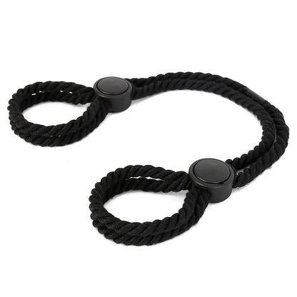 LustLab: Adjustable Bondage Restraint Rope and Handcuffs - Roleplay Accessories for Adults