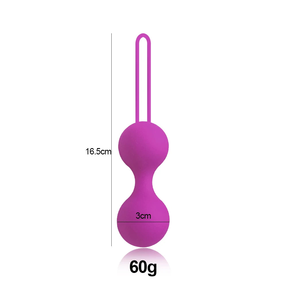 LustLab: Silicone Kegel Exercise Balls – Smart Geisha Ball Set for Pelvic Floor Strengthening