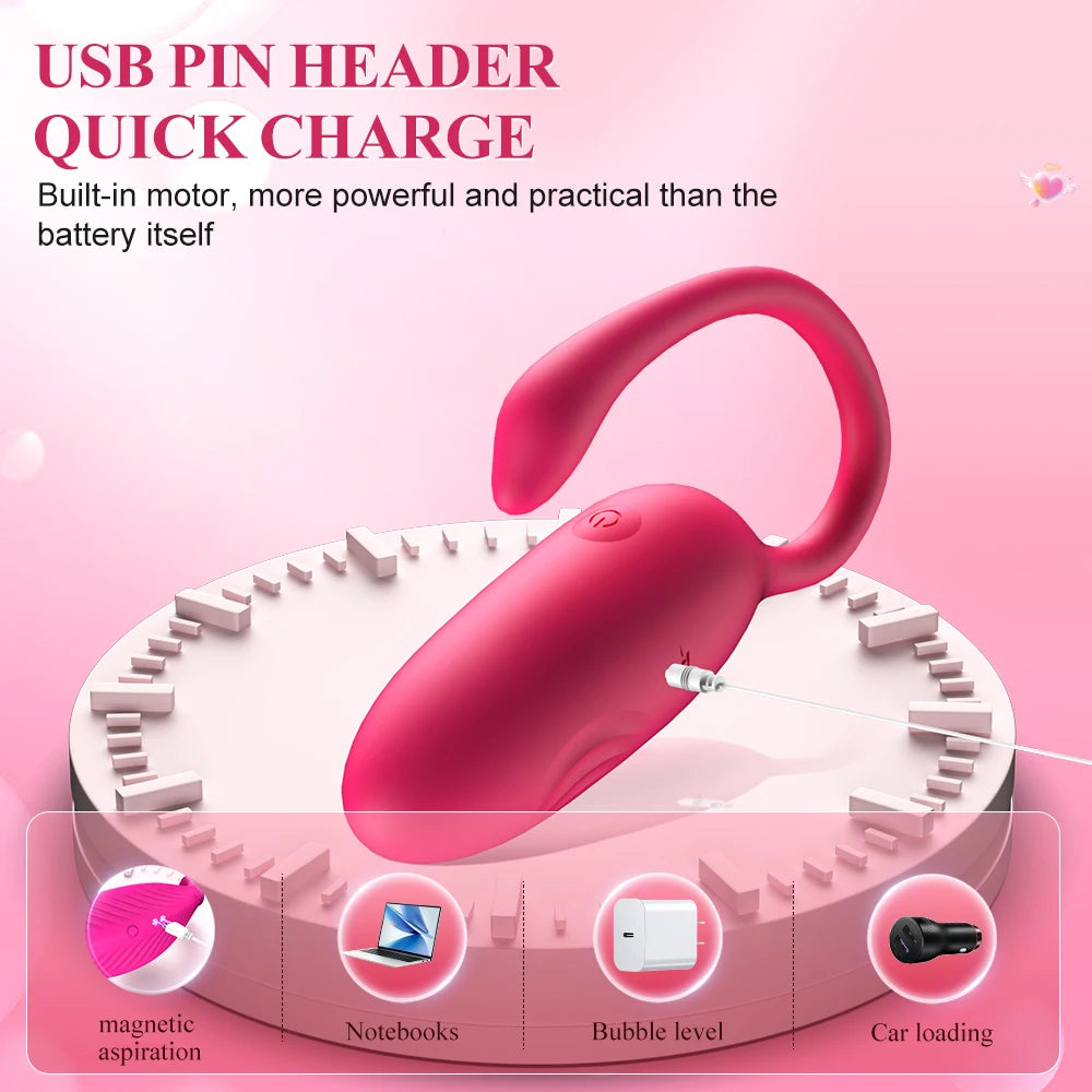 Wireless Bluetooth Vibrator APP Control Vibrating Love Egg Clitoris Stimulator G Spot Massager Sex Toys for Women Adults Toys