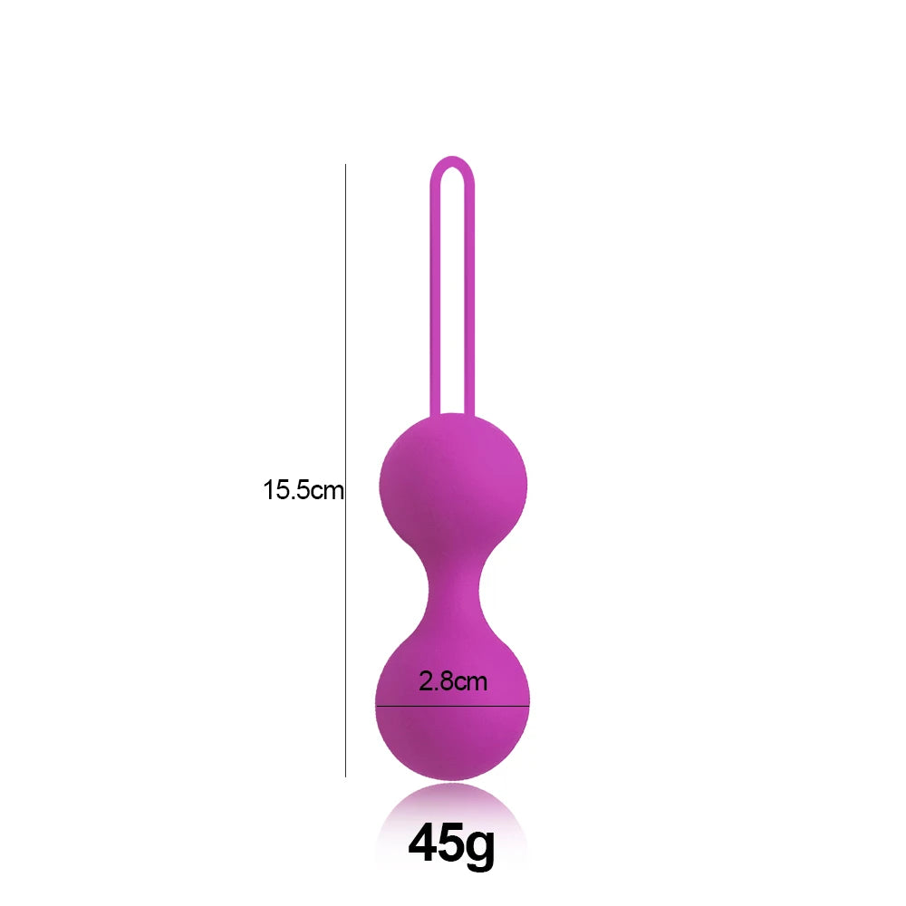 LustLab: Silicone Kegel Exercise Balls – Smart Geisha Ball Set for Pelvic Floor Strengthening