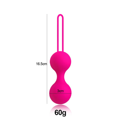 LustLab: Silicone Kegel Exercise Balls – Smart Geisha Ball Set for Pelvic Floor Strengthening