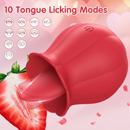 Tongue Licking Clitoris Vibrator for Women Female Masturbator Swing Oral Clit Nipples Stimulator Adult Goods Sex Toy for Women