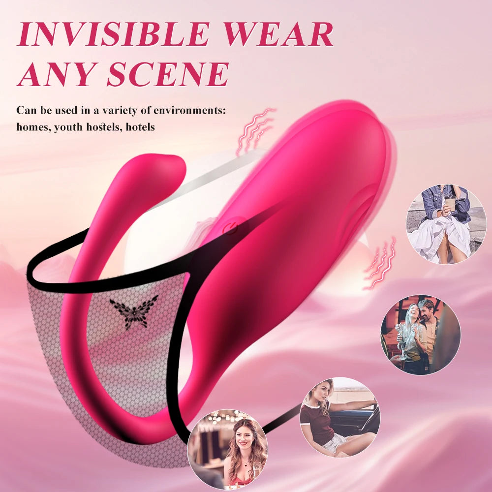 Wireless Bluetooth Vibrator for Women APP Remote Control G Spot Massager Lovers Stimulator Female Panties Sex Toys for Adults